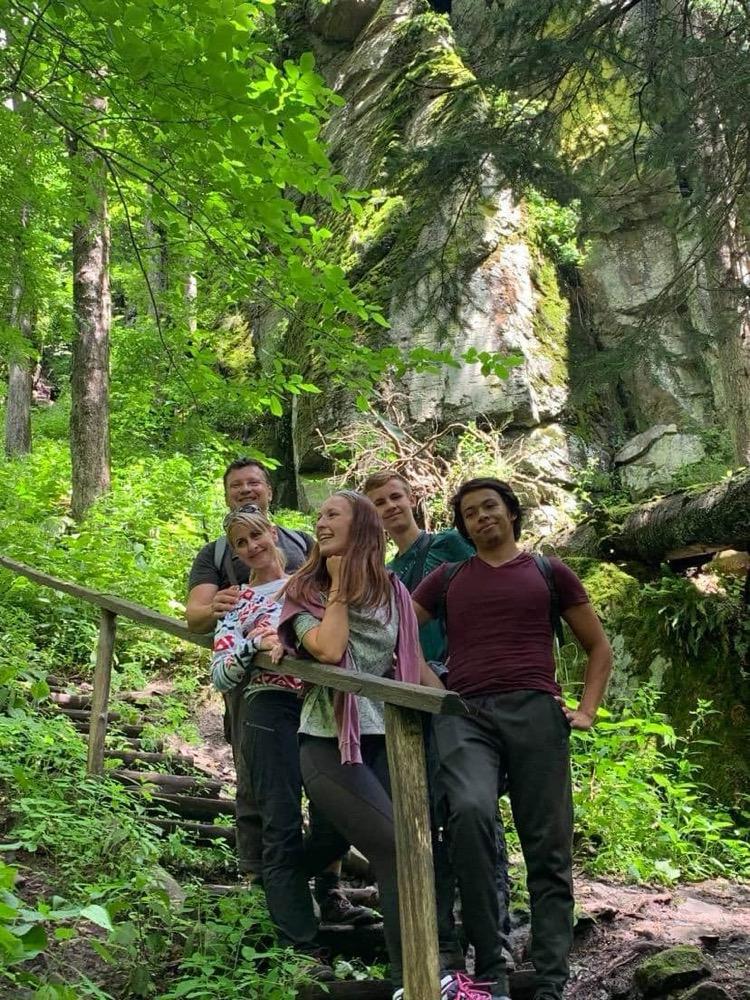 Our first trip to Slovakia to meet Kris' family